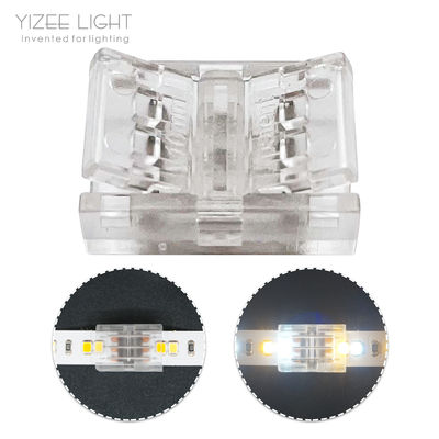 3 PIN 10mm PCB к PCB SMD безполосный светодиодный ленточный соединитель Прозрачный